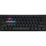 Ducky One 2 Mini RGB DKON1861ST, gaming toetsenbord Zwart/wit, US lay-out, Cherry MX Brown, RGB leds, 60%, PBT double-shot