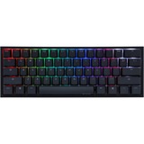 Ducky One 2 Mini RGB DKON1861ST, gaming toetsenbord Zwart/wit, US lay-out, Cherry MX Red, MX Red, US Lay-out, RGB leds, 60%, PBT Double Shot
