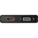 Sitecom Mini DisplayPort to HDMI / VGA 2-in-1 Adapter Zwart, CN-347