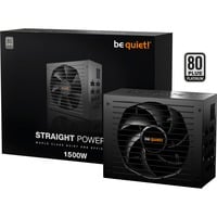 be quiet! Straight Power 12 Platinum 1500W voeding  Zwart, 2x 12VHPWR, 4x PCIe, Kabelmanagement