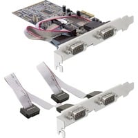 DeLOCK PCI Express Kaart > 4x Serieel interface kaart 