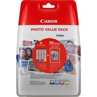 Canon Photo Value XL CLI-571XL inkt Zwart, Magenta, Cyaan, Geel